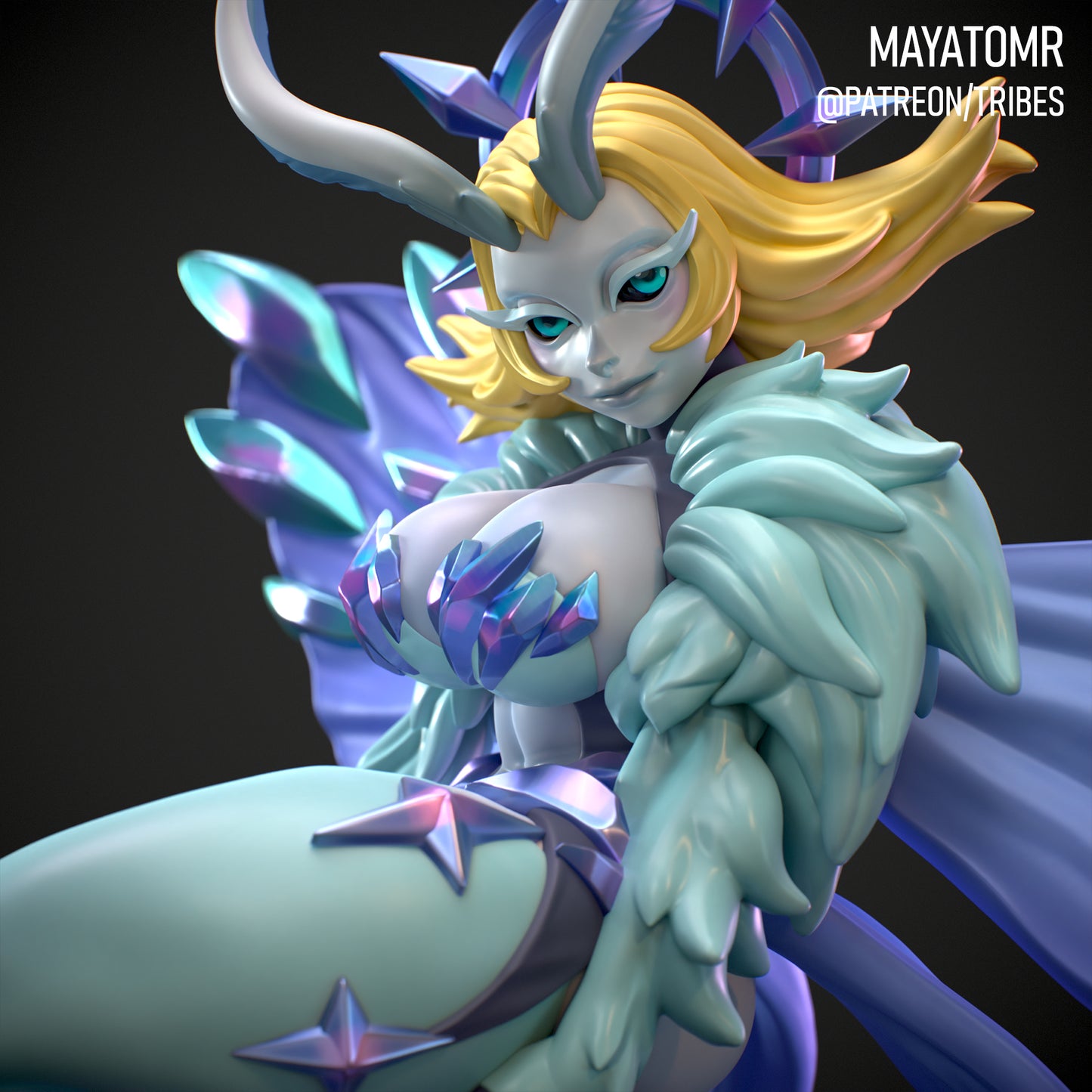 Winter Moth Luna Miniature - by Mayatomr