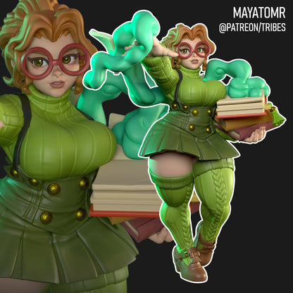 Pepper the Bibliomancer Miniature - by Mayatomr