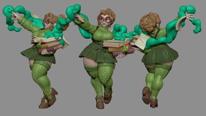 Pepper the Bibliomancer Miniature - by Mayatomr