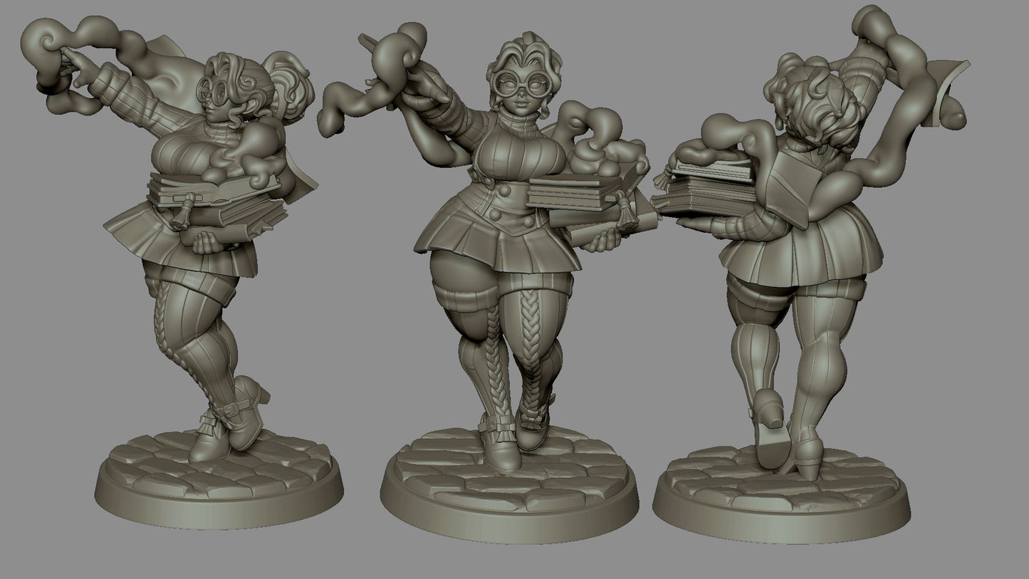 Pepper the Bibliomancer Miniature - by Mayatomr