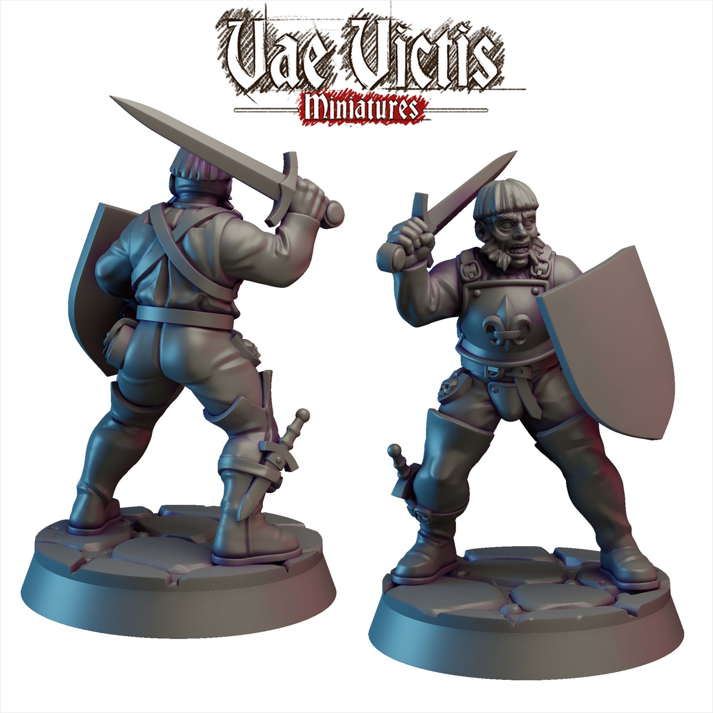 Human Mercenary Warband Miniatures SET B - by Vae Victis Miniatures