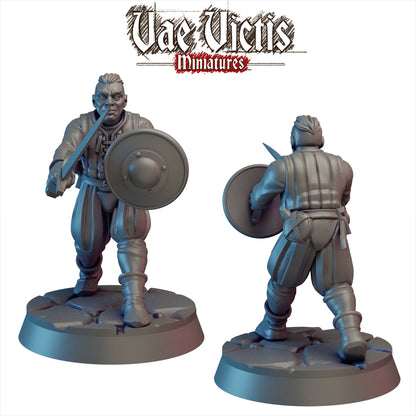 Human Mercenary Warband Miniatures SET A - by Vae Victis Miniatures