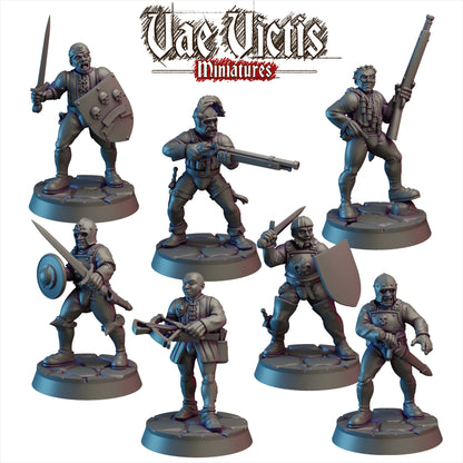 Human Mercenary Warband Miniatures SET B - by Vae Victis Miniatures