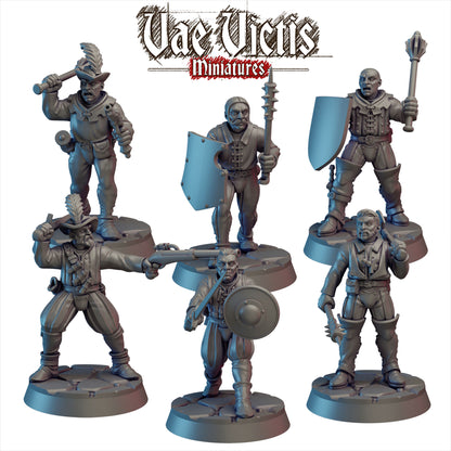Human Mercenary Warband Miniatures SET A - by Vae Victis Miniatures