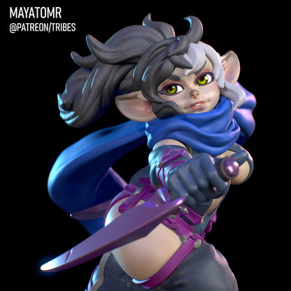 Kase the Rogue Mouse Girl Miniature - by Mayatomr