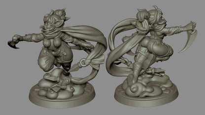Kase the Rogue Mouse Girl Miniature - by Mayatomr