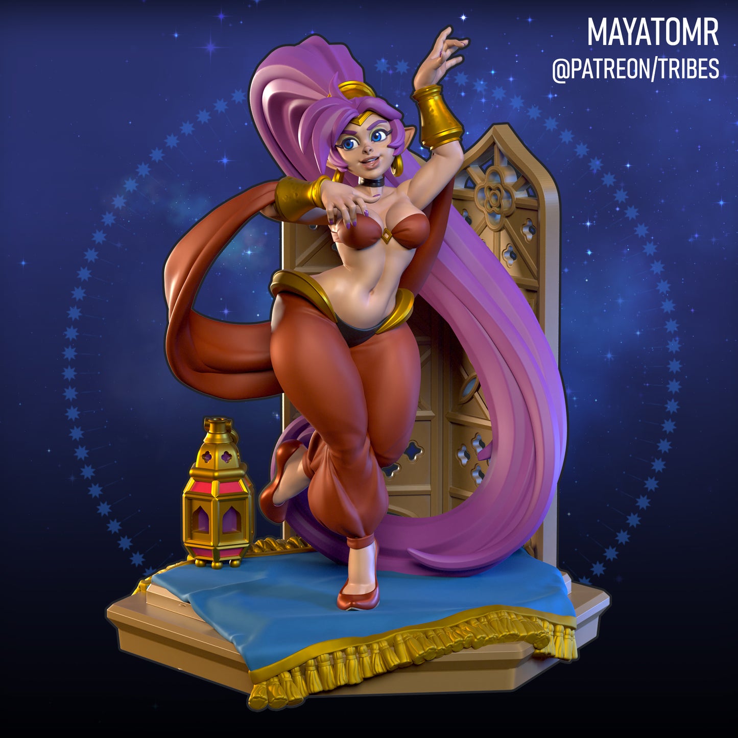 Genie Belly Dancer Shani Miniature - by Mayatomr