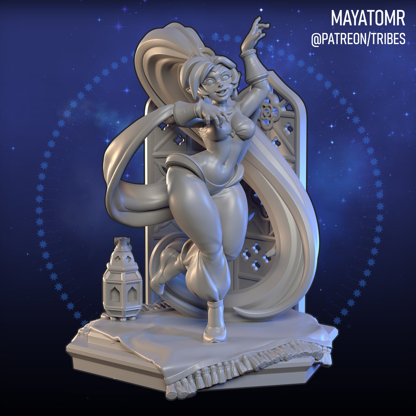 Genie Belly Dancer Shani Miniature - by Mayatomr