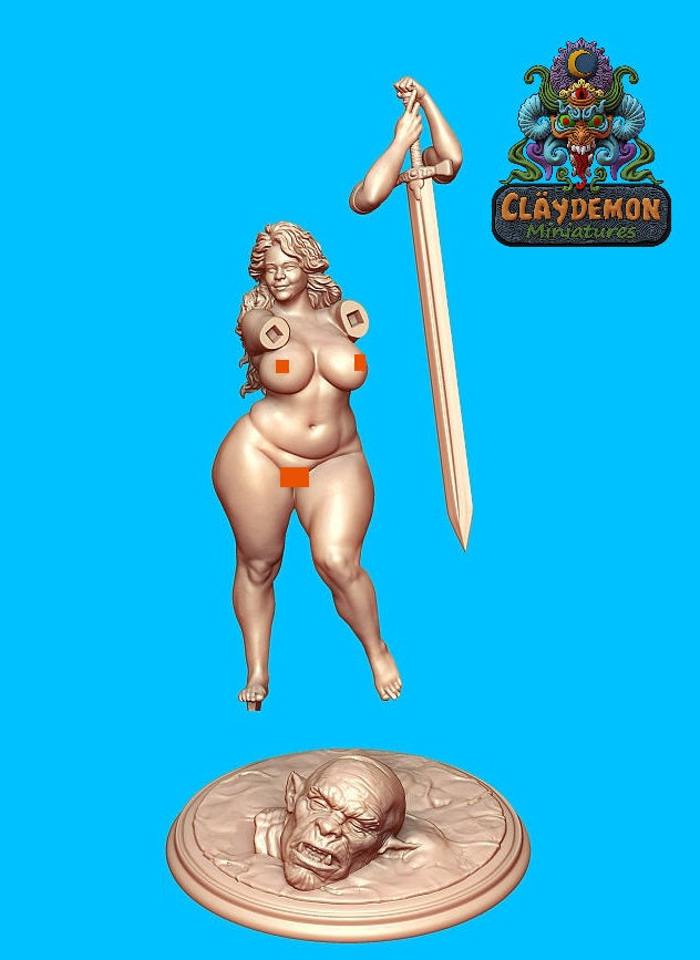 Valdamerca the Monster Hunter Miniature - by Claydemon Miniatures