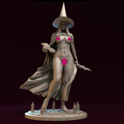 Valeesa the Witch Miniature - by Claydemon Miniatures