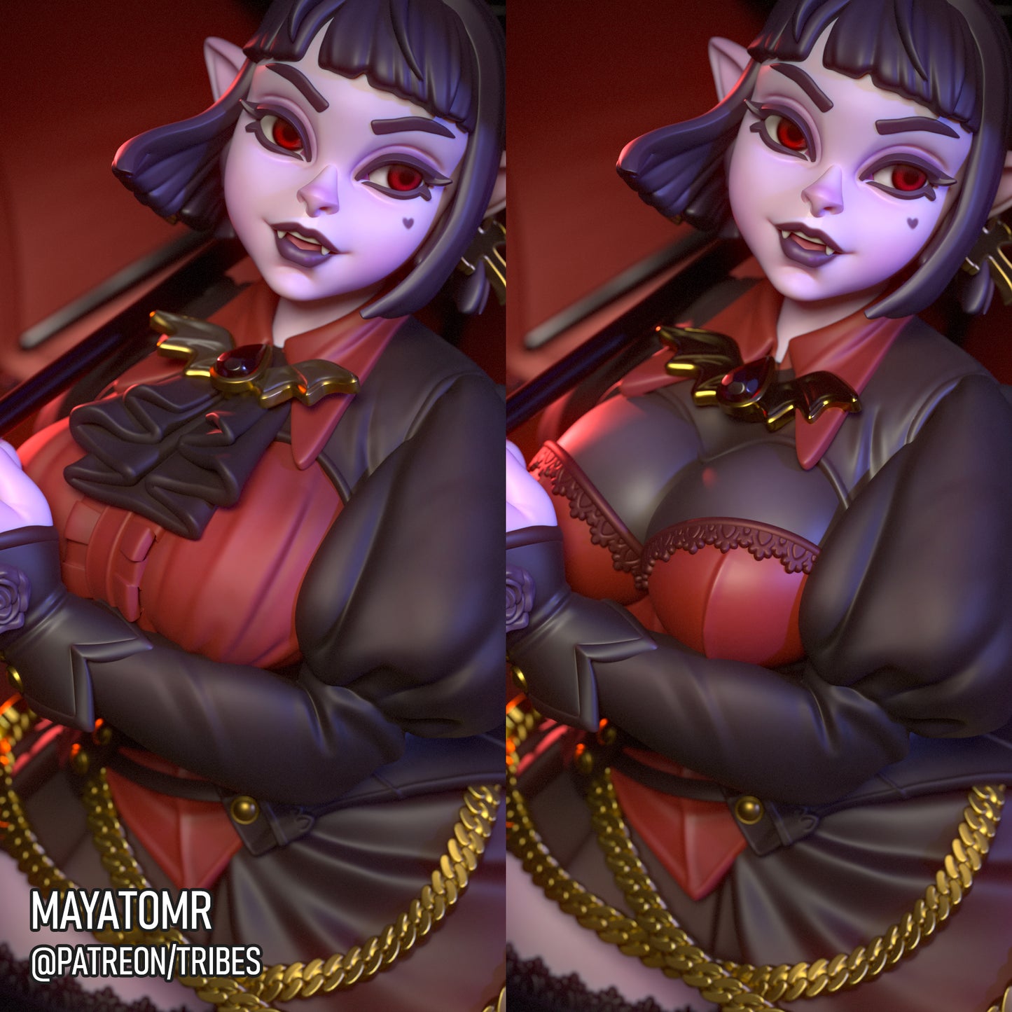 Anne the Vampire Miniature - by Mayatomr
