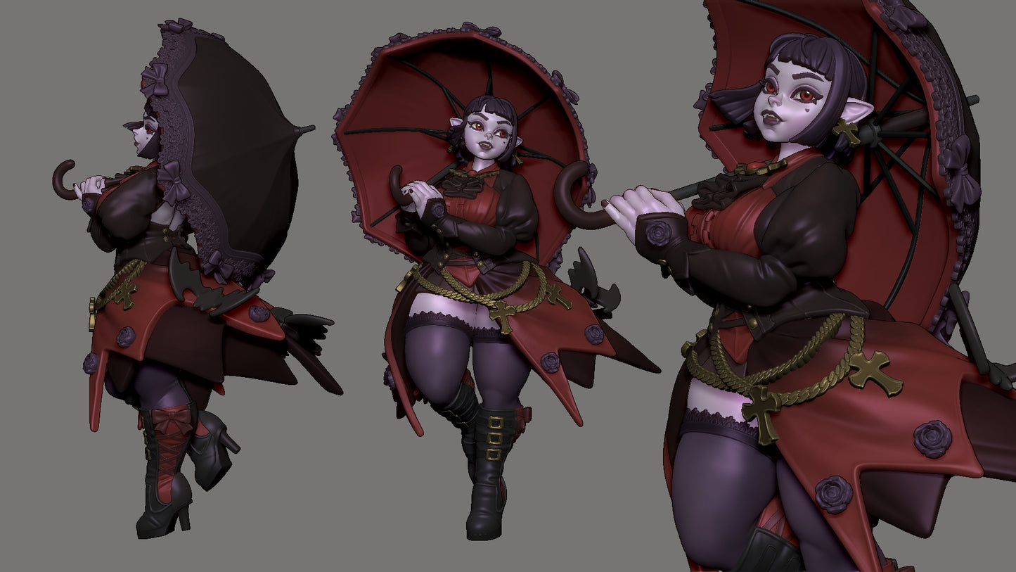 Anne the Vampire Miniature - by Mayatomr
