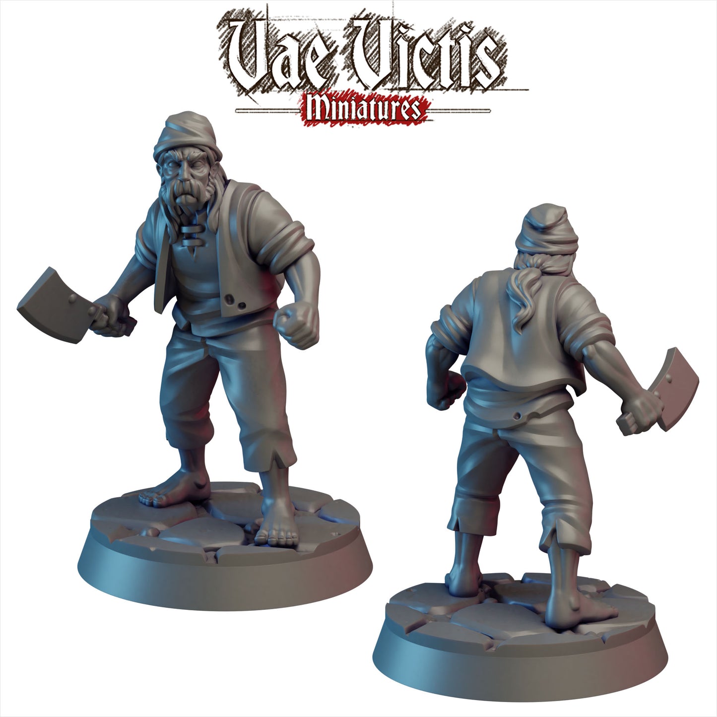 Disgruntled Villager Miniature - by Vae Victis Miniatures